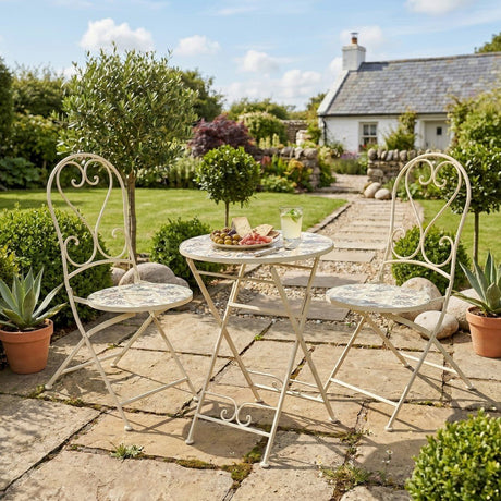 Kaemingk Coimbra Mosaic 2 Seat Bistro Set - BISTRO SET 2 PERSON - Beattys of Loughrea