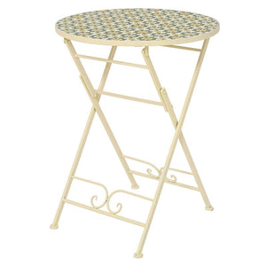 Mosaic Madrid Bistro Two Seater Folding Set - BISTRO SET 2 PERSON - Beattys of Loughrea