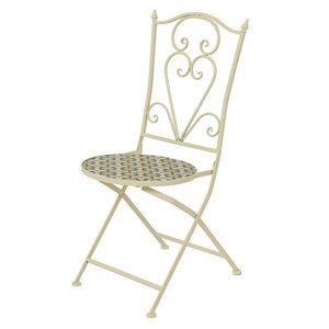 Mosaic Madrid Bistro Two Seater Folding Set - BISTRO SET 2 PERSON - Beattys of Loughrea