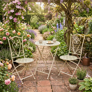 Mosaic Madrid Bistro Two Seater Folding Set - BISTRO SET 2 PERSON - Beattys of Loughrea