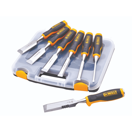 DeWalt 6 Piece Chisel Set With Free Chisel Knife - WOOD/COLD CHISELS - Beattys of Loughrea