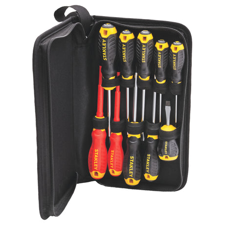 Stanley 10 Piece Screwdriver Set | XMS25SDET10 - TOOL SETS/ SOCKET SETS - Beattys of Loughrea