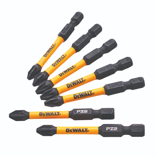 DeWalt 5+2 PZ2 Screwdriver Bit Pack - SCREWDRIVERS - Beattys of Loughrea