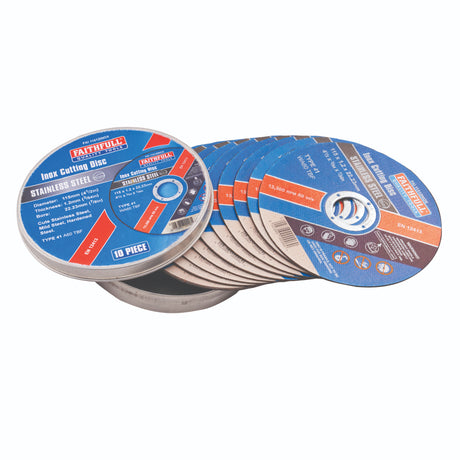 Faithfull 115mm (4.5") Inox Discs - BLADES - Beattys of Loughrea