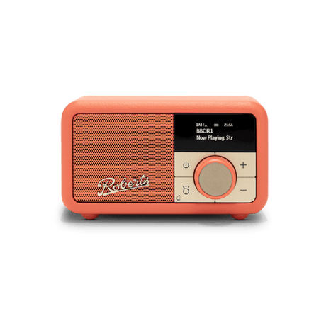 Roberts, REV - PETITE2PO, Bluetooth Speaker FM Radio, Pop Orange - DAB DIGITAL RADIO - Beattys of Loughrea