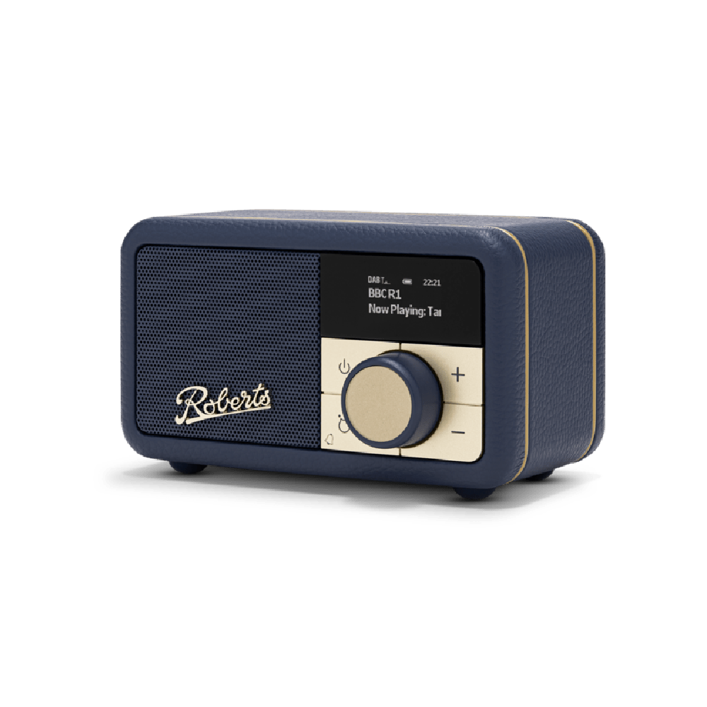 Roberts, REV - PETITE2MB, Bluetooth Speaker FM Radio, Midnight Blue - DAB DIGITAL RADIO - Beattys of Loughrea