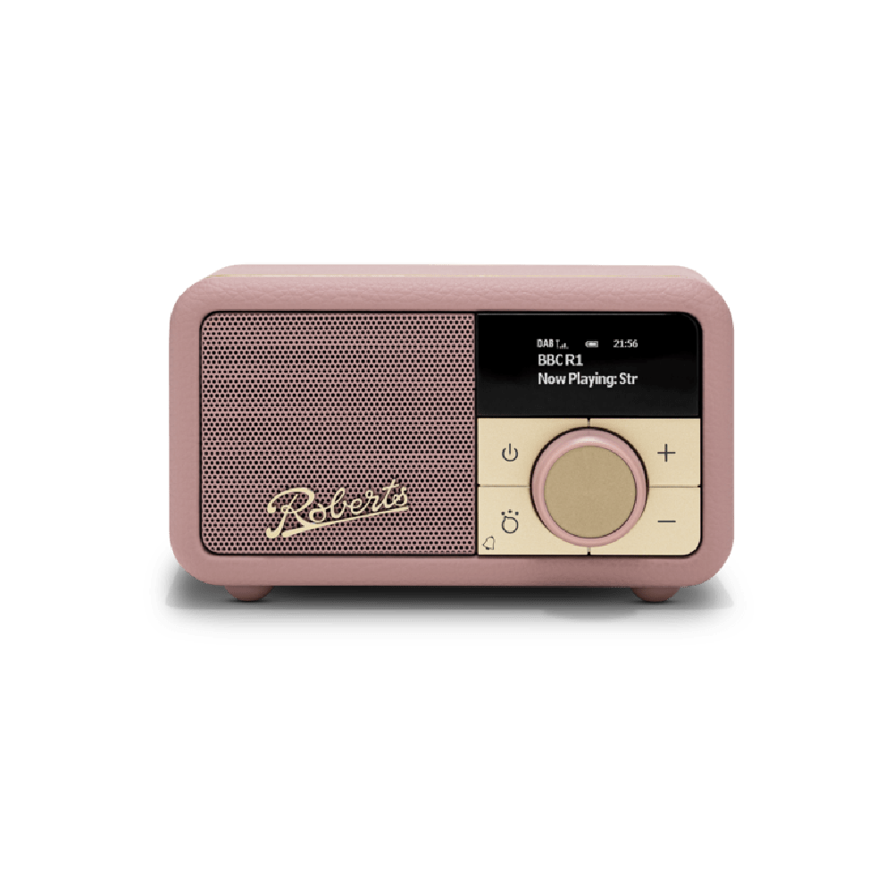 Roberts, REV - PETITE2DP, Bluetooth Speaker FM Radio, Dusky Pink - DAB DIGITAL RADIO - Beattys of Loughrea