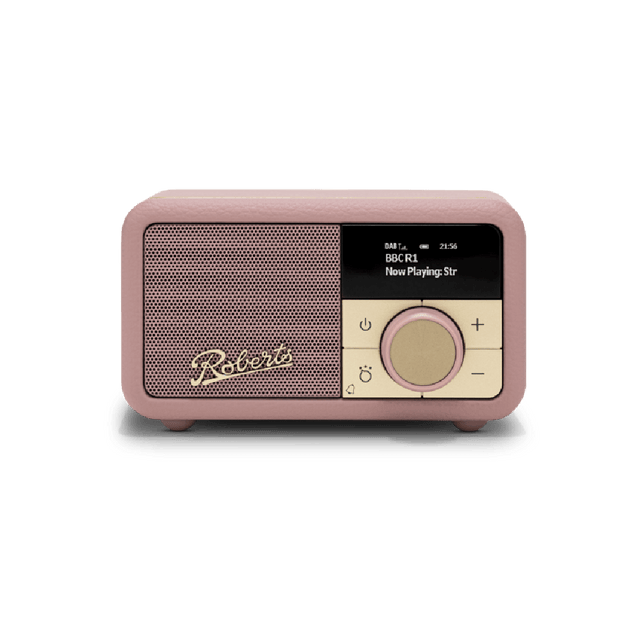 Roberts, REV - PETITE2DP, Bluetooth Speaker FM Radio, Dusky Pink - DAB DIGITAL RADIO - Beattys of Loughrea