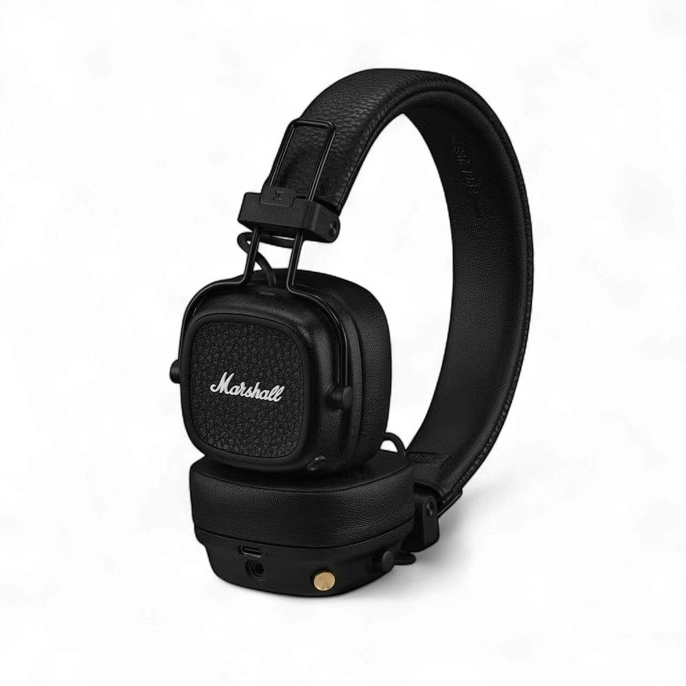 Marshall Major V Wireless Bluetooth Headphones - Black - HEADPHONES / EARPHONES/ MICROPHONE - Beattys of Loughrea