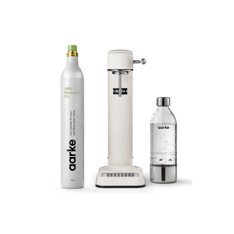 Aarke Carbonator 3 – Matte White Sparkling Water Maker - WATER CARBONATORS, SODA STREAM - Beattys of Loughrea
