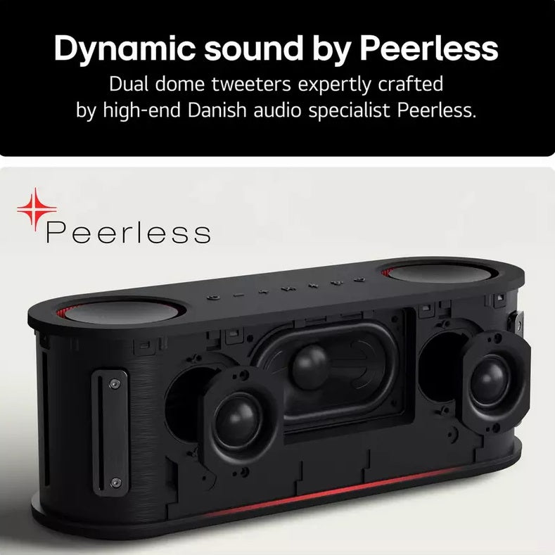 LG XBOOM Bounce Portable Bluetooth Speaker – Black - SPEAKERS HIFI MP3 PC - Beattys of Loughrea