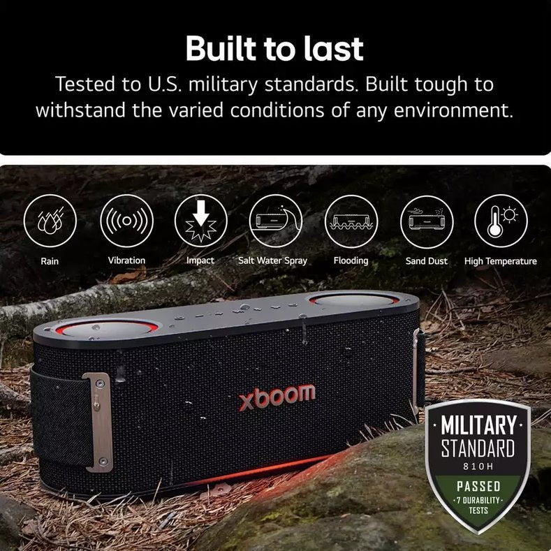 LG XBOOM Bounce Portable Bluetooth Speaker – Black - SPEAKERS HIFI MP3 PC - Beattys of Loughrea