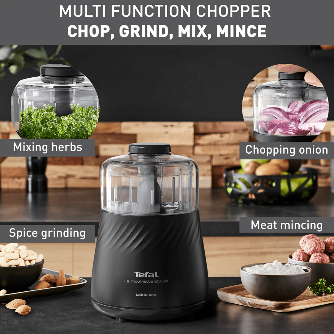 Tefal Eco Respect Moulinette MB710840 – 4 - in - 1 Chopper, Mixer, Grinder & Blender - HAND BLENDERS CHOPPERS - Beattys of Loughrea