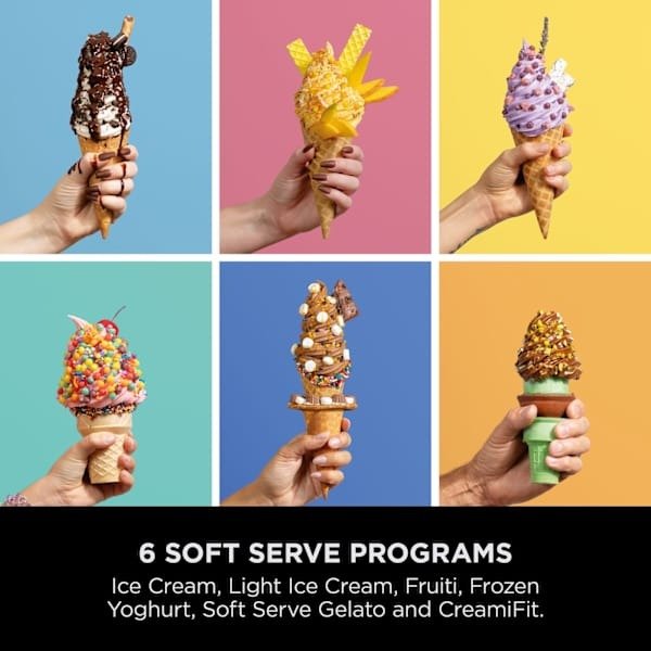 Ninja Swirl by CREAMi 13 - in - 1 Soft Serve & Ice Cream Maker NC701UK - SMOOTHIE ICECREAM YOG POPCORN CHOC - Beattys of Loughrea