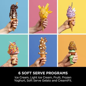 Ninja Swirl by CREAMi 13 - in - 1 Soft Serve & Ice Cream Maker NC701UK - SMOOTHIE ICECREAM YOG POPCORN CHOC - Beattys of Loughrea