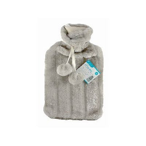 Ashley 2L Hot Water Bottle With Plush Faux Fur Cover - H/H - HOT WATER BOTTLE - Beattys of Loughrea
