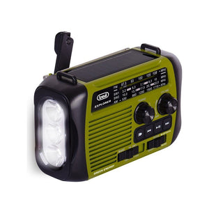 Trevi RA 7F30 BT Dynamo and Solar Emergency Radio – Green - AM/FM RADIO - Beattys of Loughrea