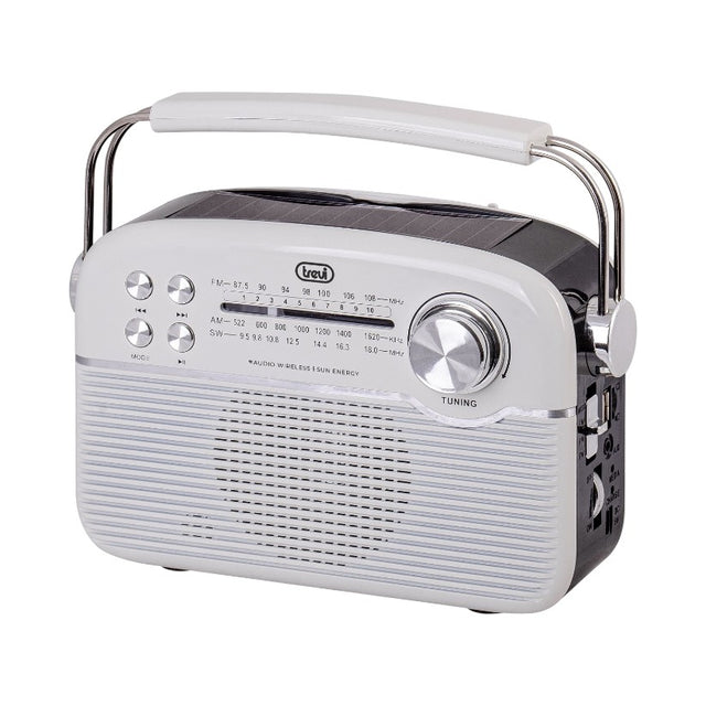 TREVI MULTIBAND RADIO BLUETOOTH SOLAR WHITE ORA7F5001