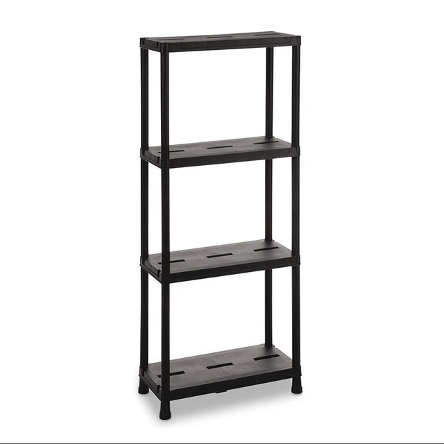 Toomax Universal Pro 63 – 4 Tier Shelving Unit - WOODEN / PLASTIC SHELVES - Beattys of Loughrea