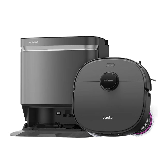 BX Eureka J15 robot vacuum and mop with all‑in‑one station, 19000Pa, white - ROBOT VACUUM CLEANER - Beattys of Loughrea