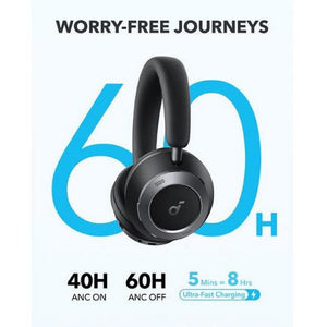Soundcore Space One Pro Black Over-Ear Noise Cancelling Headphones