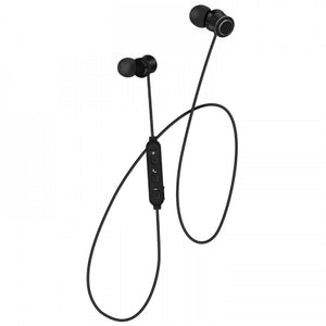 Groov-e Metal Buds Black Bluetooth Earphones with Remote & Mic (GV-BT1200-BK)