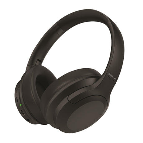 Groov-e Rhythm ANC Bluetooth Headphones - Black - HEADPHONES / EARPHONES/ MICROPHONE - Beattys of Loughrea