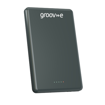 Groov-e 5,000mAh Portable Magnetic Wireless Charger | GVCH5000MSR