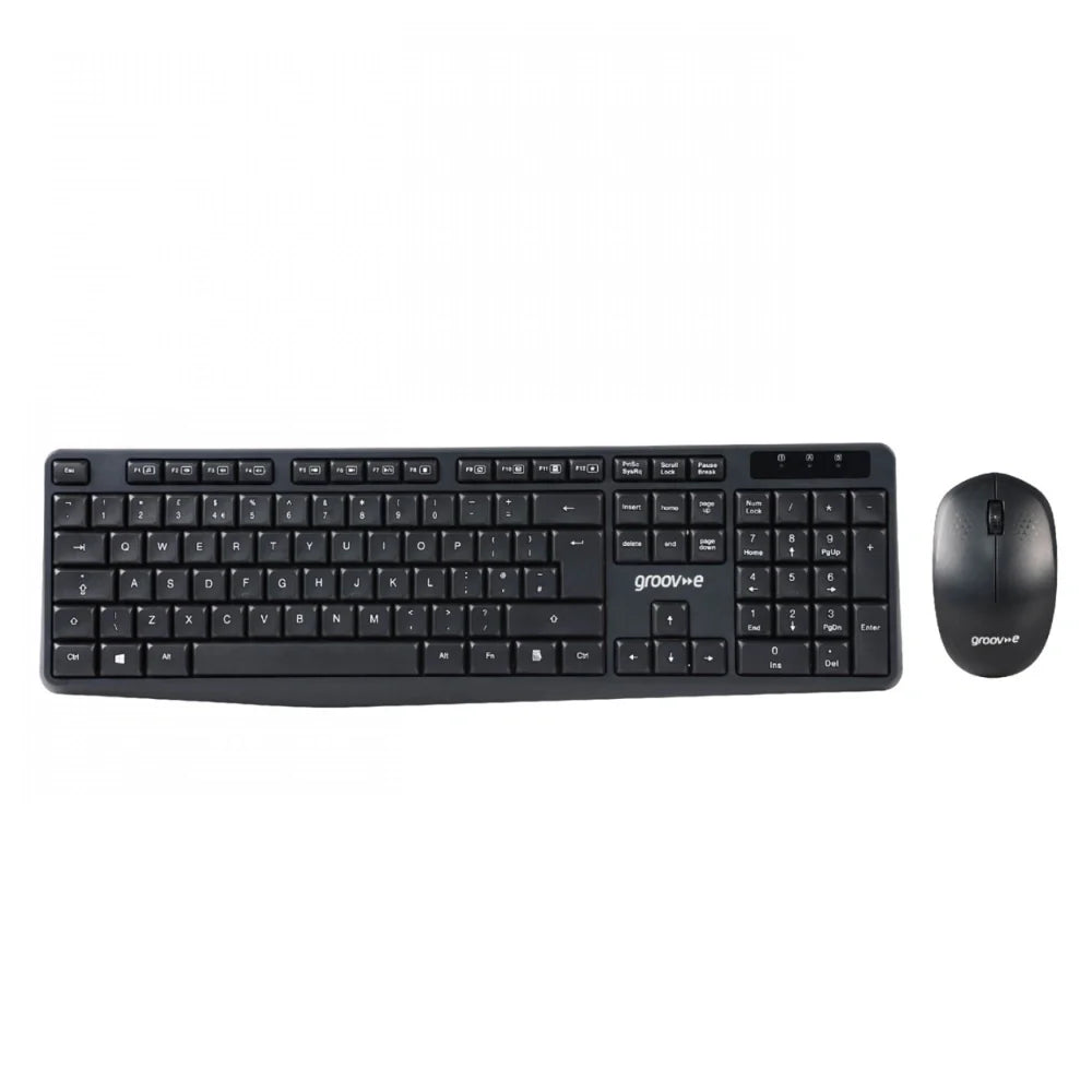 Groove  Wireless Full Size Keyboard & Mouse Set - Black GVPC14BK PTS