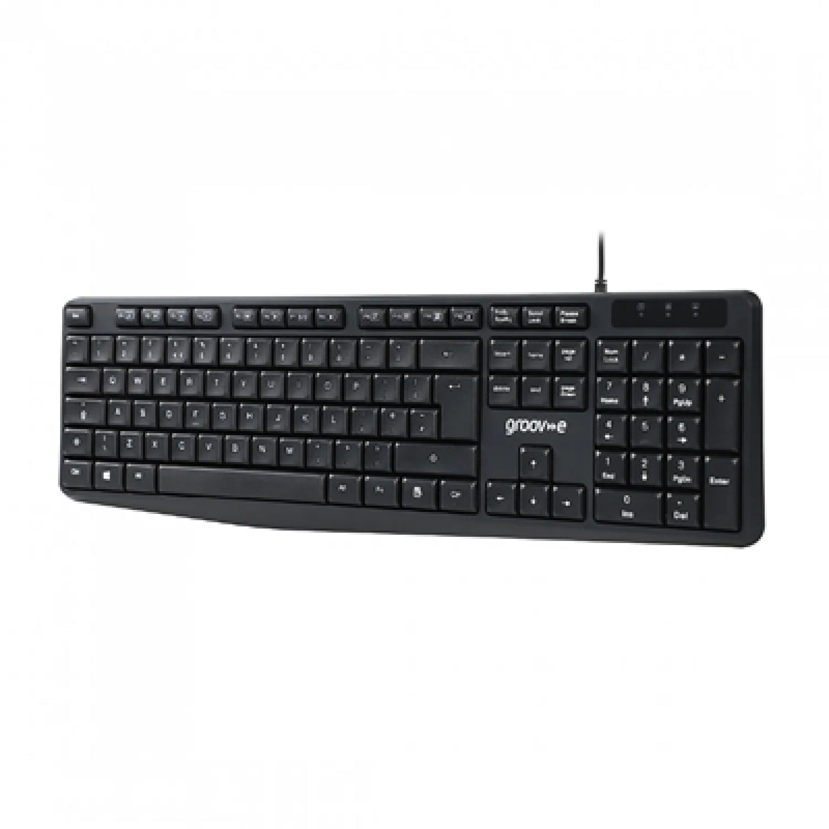 Groov-e Wired Keyboard & Mouse Set - Black