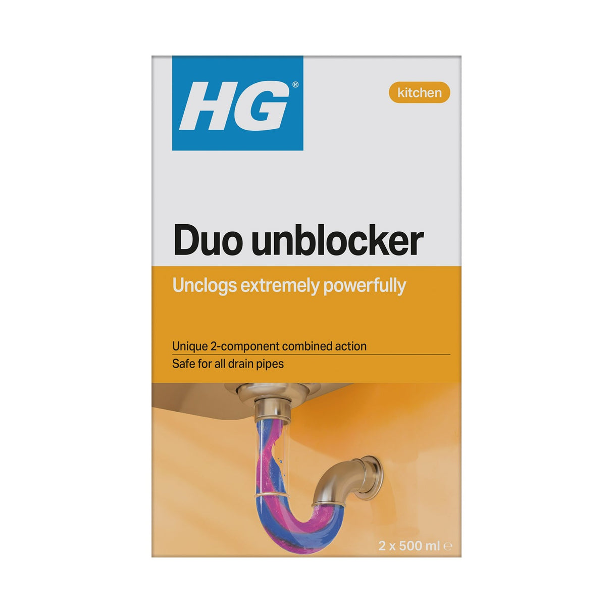 HG Duo Drain Unblocker 1 Litre