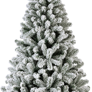 Everlands Monarch Pine Snowy Artificial Christmas Tree 7ft (210cm) - XMAS TREE ARTIFICIAL - Beattys of Loughrea