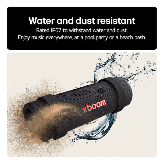 LG XBOOM Grab Portable Bluetooth Speaker - Black