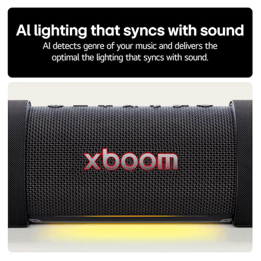 LG XBOOM Grab Portable Bluetooth Speaker - Black