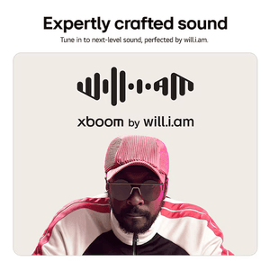 LG XBOOM Grab Portable Bluetooth Speaker - Black