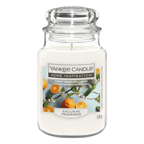 Yankee Candle Home Inspiration Large Jar Candle – Sweet Orange Blossom - Beattys of Loughrea | www.beattys.ie
