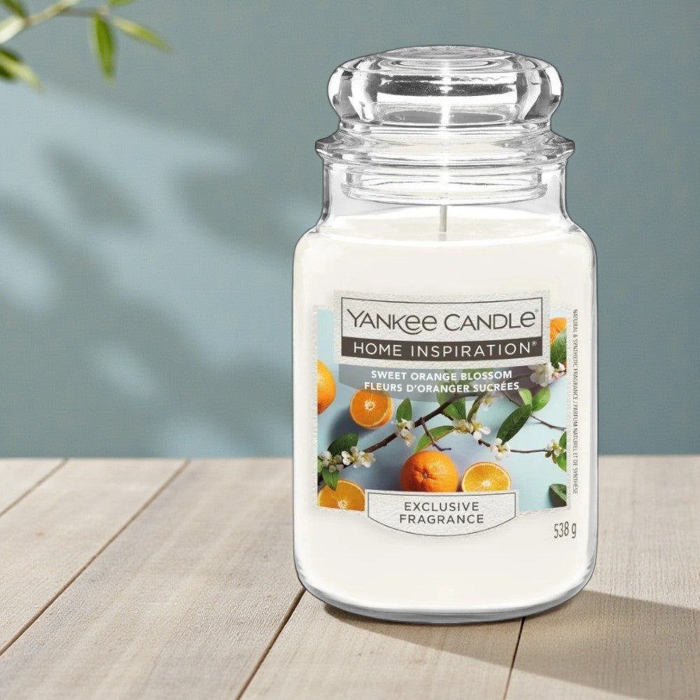 Yankee Candle Home Inspiration Large Jar Candle – Sweet Orange Blossom - Beattys of Loughrea | www.beattys.ie