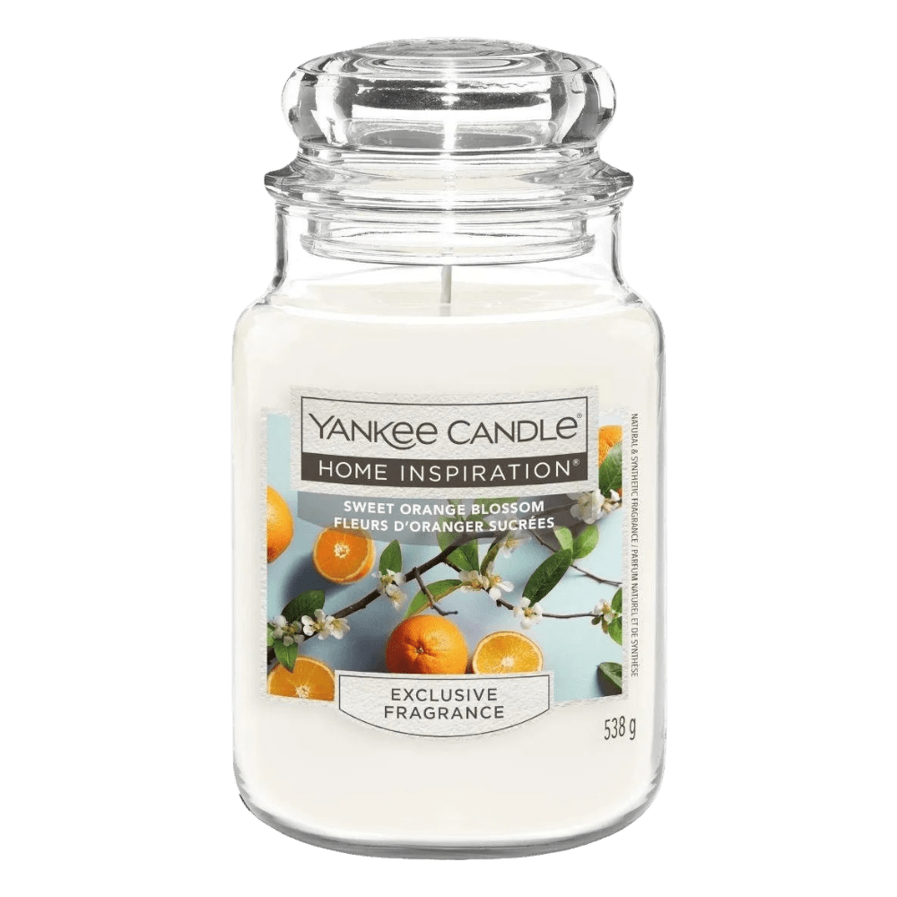 Yankee Candle Home Inspiration Large Jar Candle – Sweet Orange Blossom - Beattys of Loughrea | www.beattys.ie