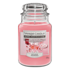 Yankee Candle Home Inspiration Large Jar Candle – Berry Kiss Bellini - Beattys of Loughrea | www.beattys.ie