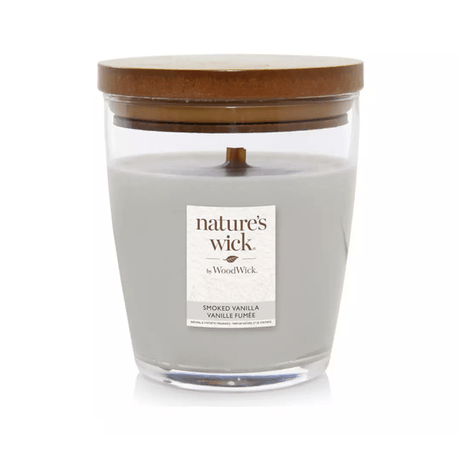 Nature’s Wick by WoodWick 284g Candle – Smoked Vanilla - CANDLES - Beattys of Loughrea