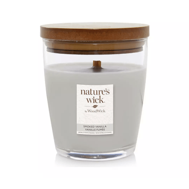 Nature’s Wick by WoodWick 284g Candle – Smoked Vanilla - CANDLES - Beattys of Loughrea