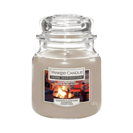 Yankee Candle Home Inspiration Medium Jar Candle – Campfire Stories - Beattys of Loughrea | www.beattys.ie