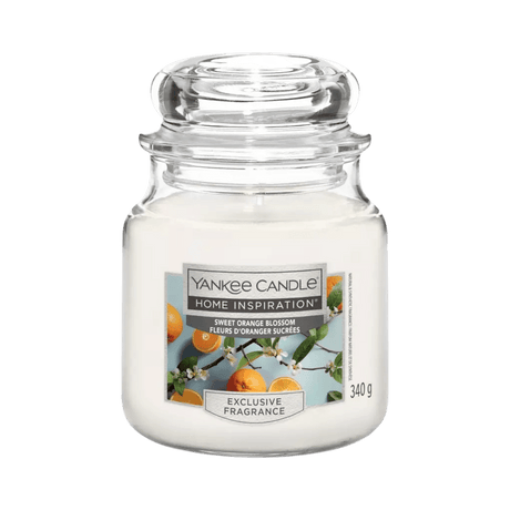 Yankee Candle Home Inspiration Medium Jar Candle – Sweet Orange Blossom - Beattys of Loughrea | www.beattys.ie