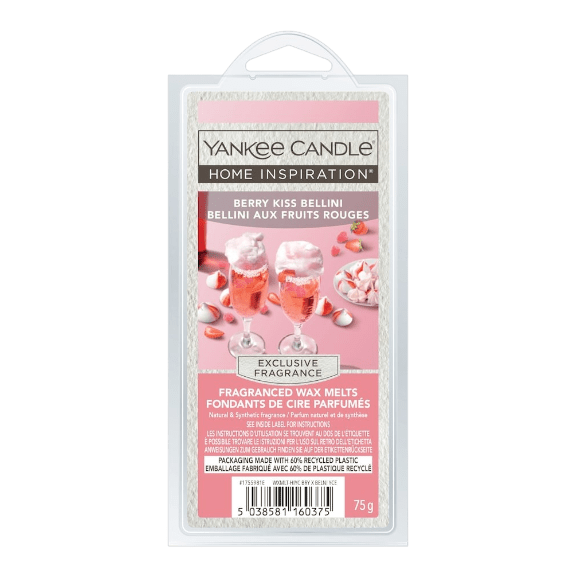 Yankee Candle Home Inspiration Wax Melts – Berry Kiss Bellini - Beattys of Loughrea | www.beattys.ie
