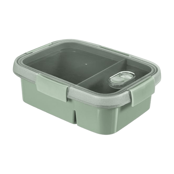 Curver Lunchbox Smart to Go Eco Green – 2 Compartments (Recycled) - Beattys of Loughrea | www.beattys.ie