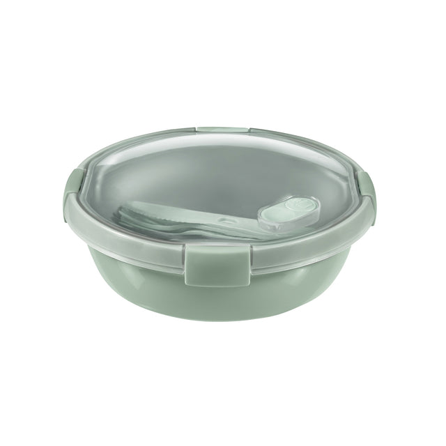 Curver Lunchbox Smart to Go Eco Line Round – 1L with Cutlery (Recycled) - Beattys of Loughrea | www.beattys.ie
