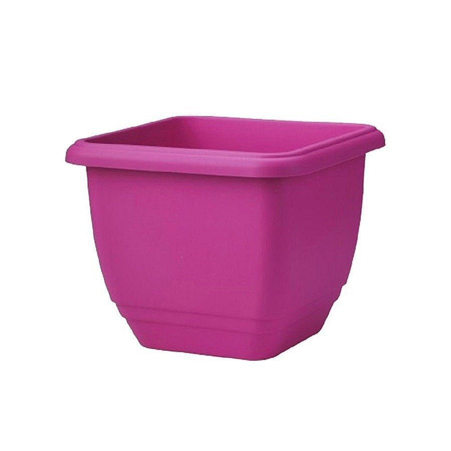 Stewarts 30cm Cherry Red Square Patio Planter - Beattys of Loughrea | www.beattys.ie