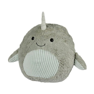 Warmies Supersized Cushies Narwhal Super Soft Toy (Non-Heatable) - Beattys of Loughrea | www.beattys.ie