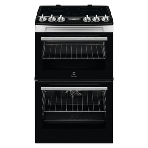 Electrolux 55cm Double Oven Electric Cooker - Stainless Steel | LKR555100X - Beattys of Loughrea | www.beattys.ie