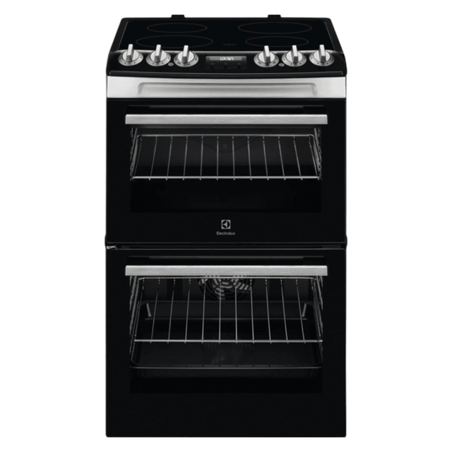 Electrolux 55cm Double Oven Electric Cooker - Stainless Steel | LKR555100X - Beattys of Loughrea | www.beattys.ie